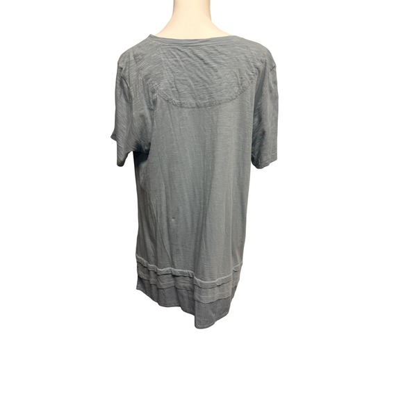 LOGO Blue-grey T-shirt, Women's Large - Picture 2 of 5